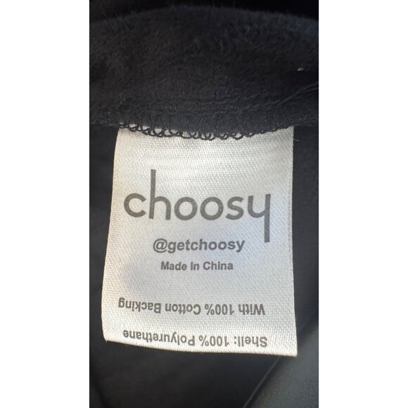 2/$30 NWT Choosy Size 4 Black Faux Leather Shorts Womens - Picture 6 of 16